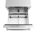 ZLINE 24" Touchstone 168 Can Outdoor-Rated Dual Refrigerator Drawer, Stainless Steel, RDSO-ST-24