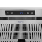 ZLINE 24" Touchstone 168 Can Outdoor-Rated Dual Refrigerator Drawer, Matte Black, RDSOZ-ST-24-MB
