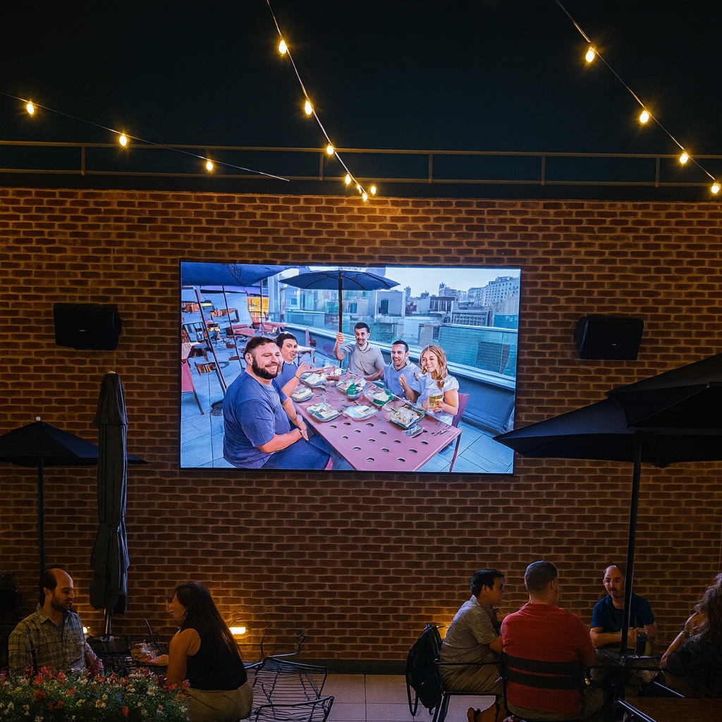 160" (13.33 ft) Outdoor TV