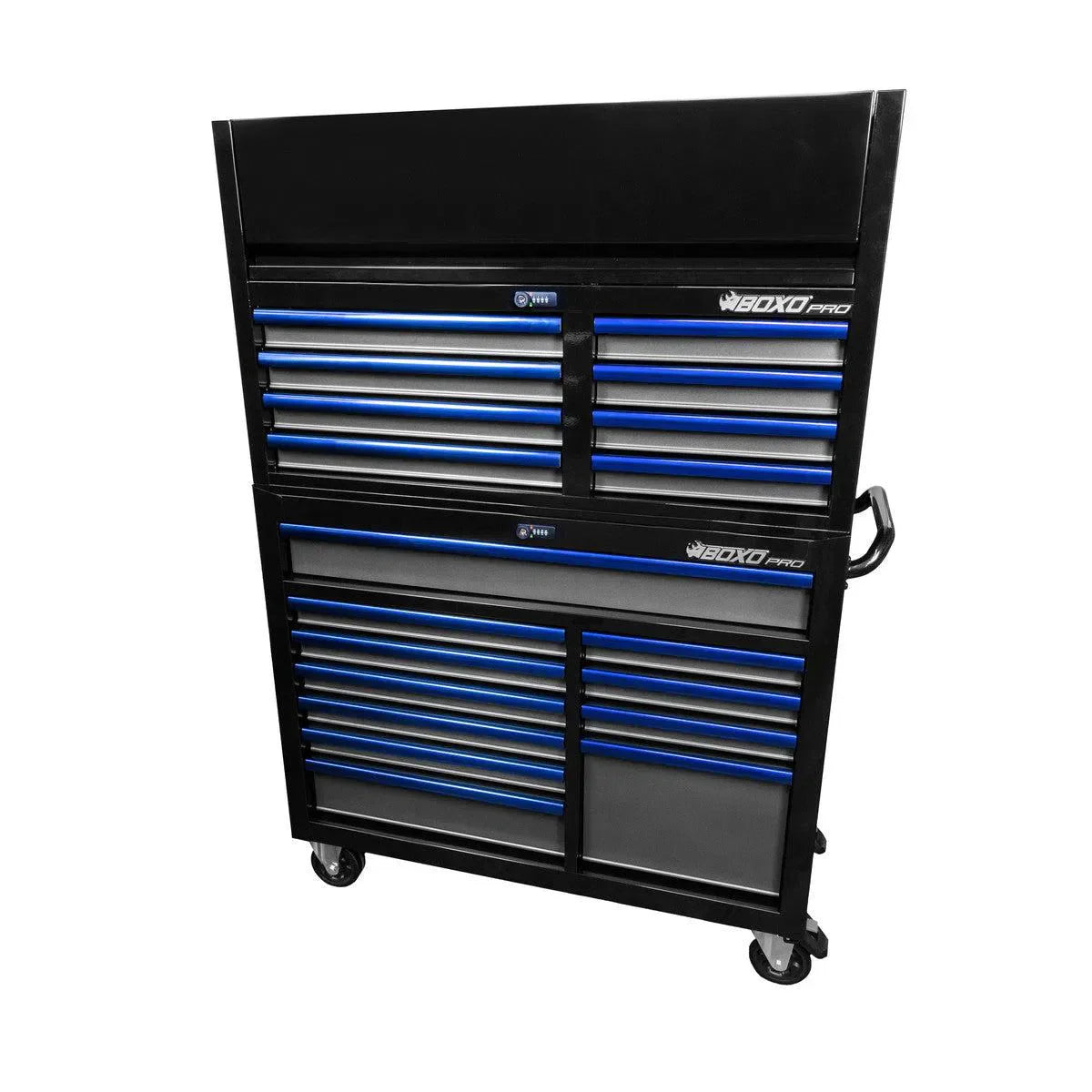 BoxoUSA Pro Series 45" 19-Drawer Rolling Tool Box Combo