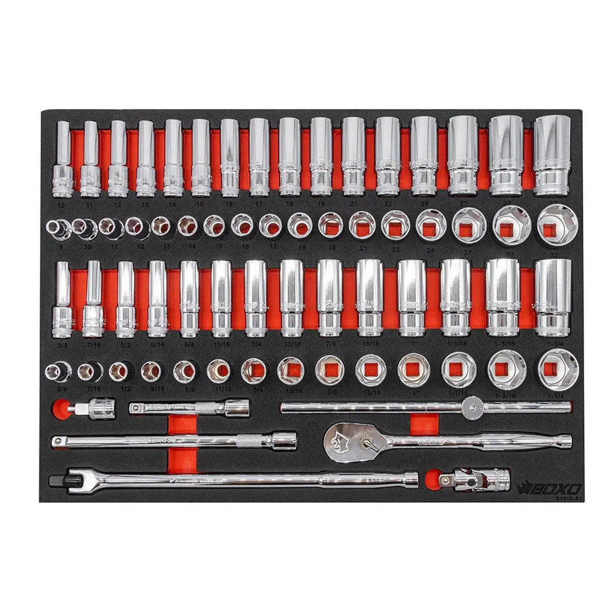 BoxoUSA 379-Piece Metric & SAE Ultimate Master Tool Set