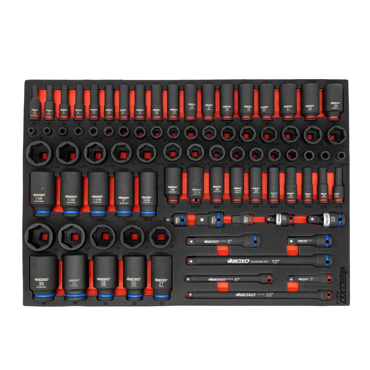 BoxoUSA 452-Piece Metric & SAE Superior Master Tool Set