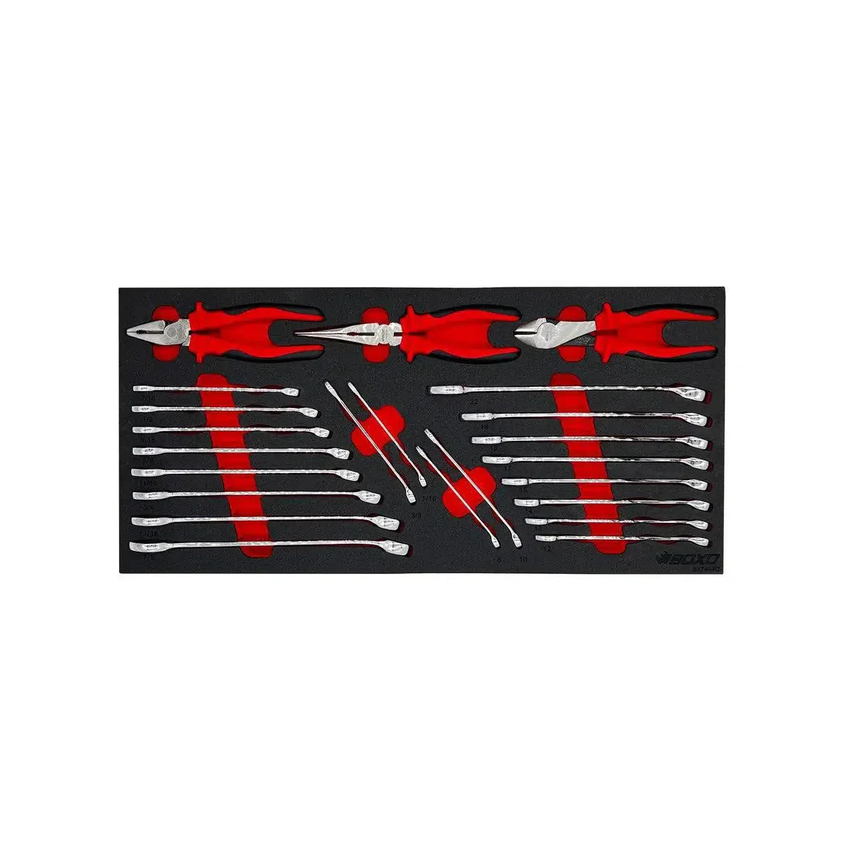 BoxoUSA 238-Piece Metric & SAE Combo 5-Drawer Hand Carry Tool Box