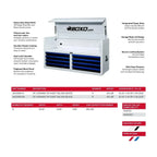 BoxoUSA Pro Series 53" 20-Drawer Rolling Tool Box Combo