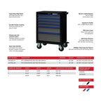BoxoUSA Pro Series Loaded 26" 11-Drawer Rolling Tool Box Combo (222-Piece Set)