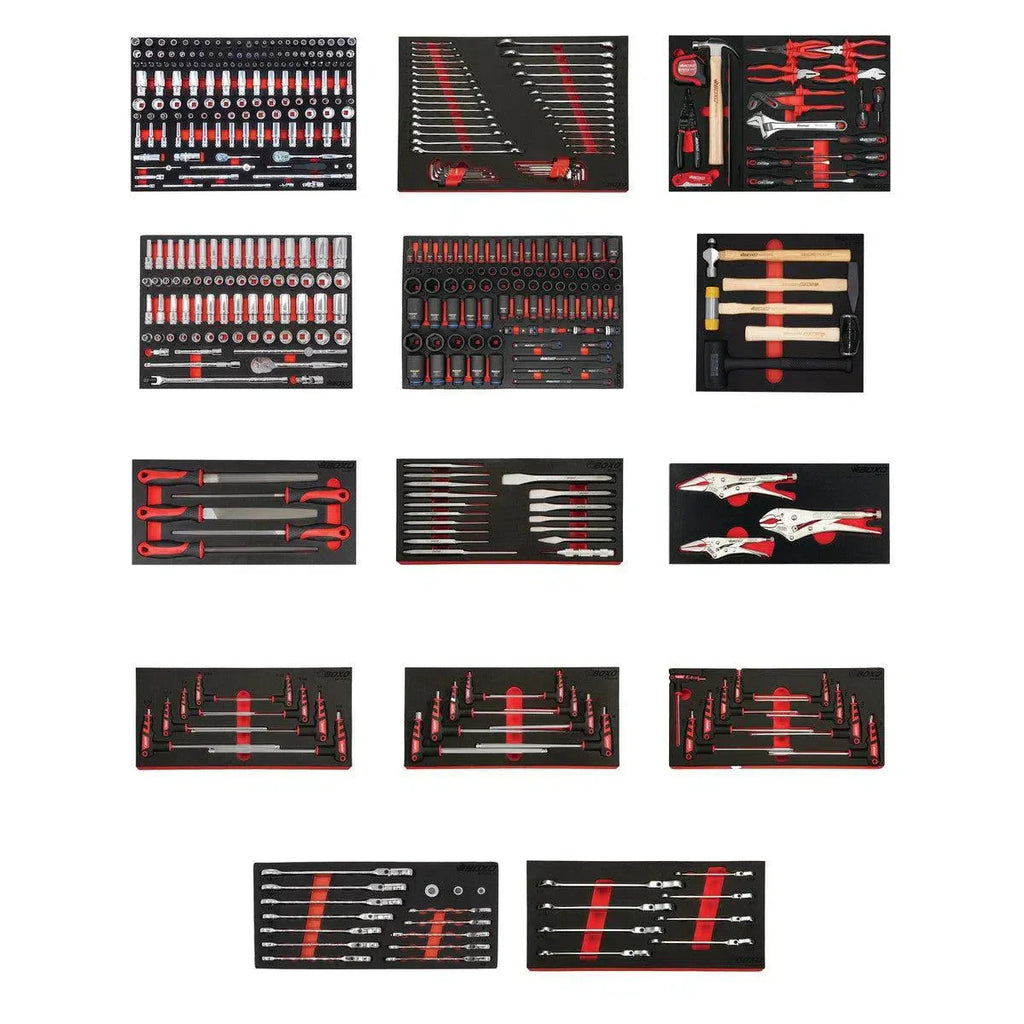 BoxoUSA 452-Piece Metric & SAE Superior Master Tool Set