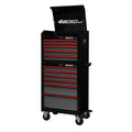 BoxoUSA Pro Series 26" 11-Drawer Rolling Tool Box Combo – Black & Red