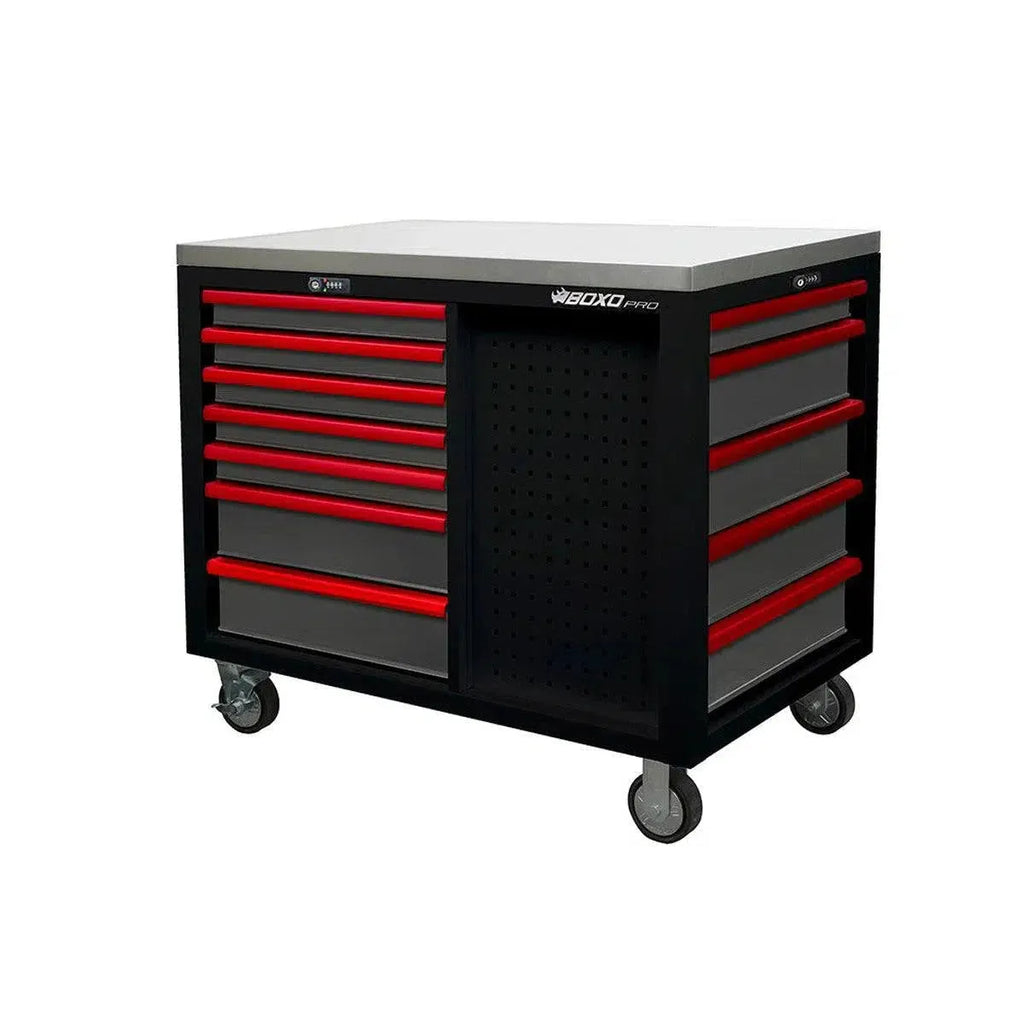BoxoUSA Pro Series 45" 12-Drawer Customizable Workstation