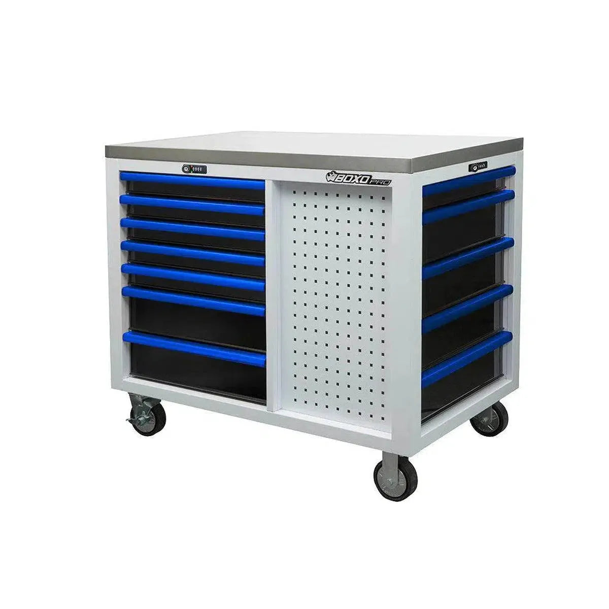 BoxoUSA Pro Series 45" 12-Drawer Customizable Workstation