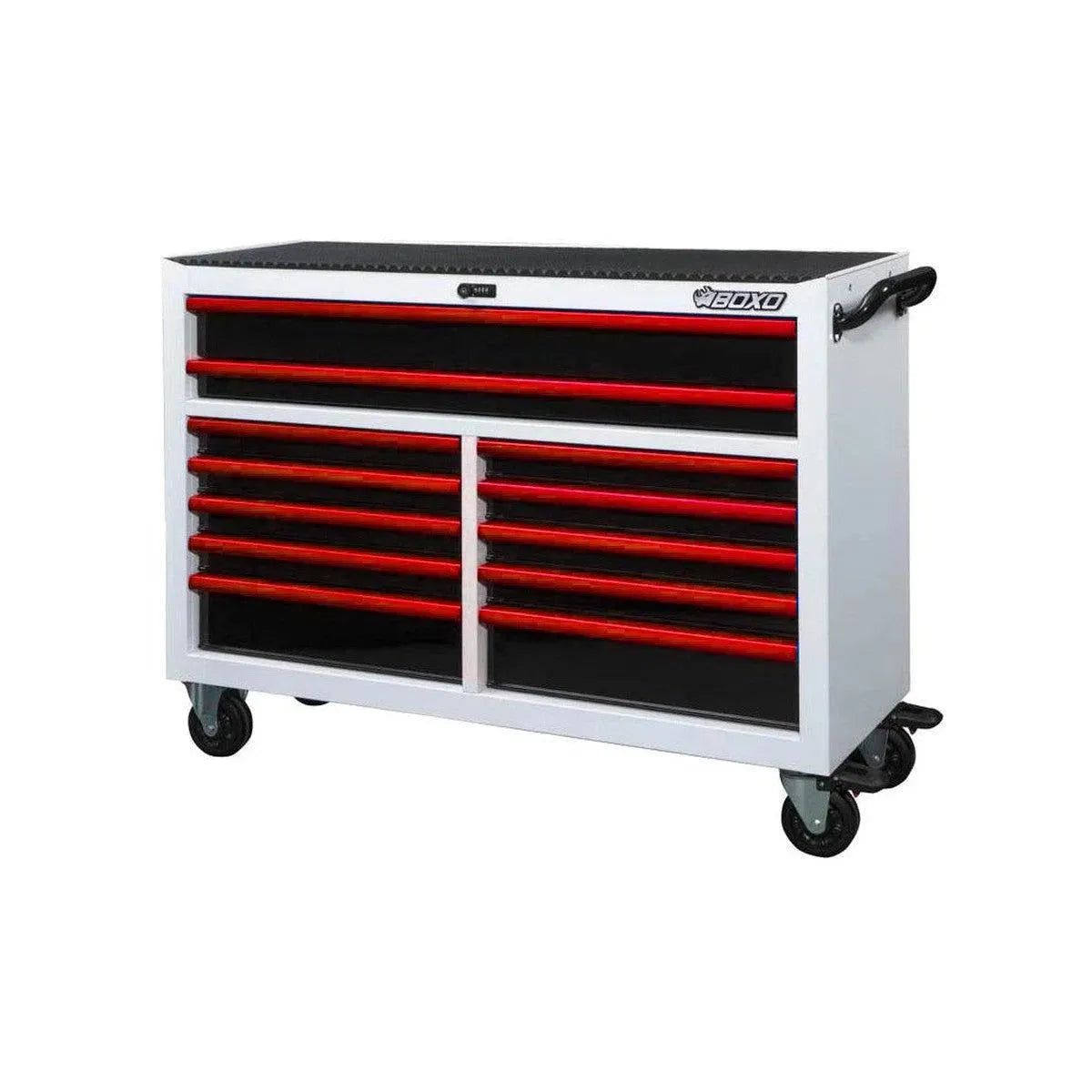 BoxoUSA Pro Series 53" 12-Drawer Customizable Rolling Tool Box
