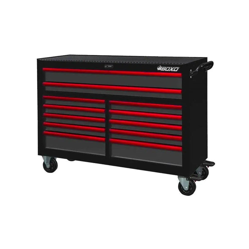 BoxoUSA Pro Series 53" 12-Drawer Customizable Rolling Tool Box