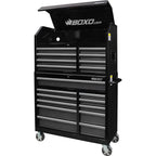 BoxoUSA Tech Series Loaded 41" 19-Drawer Rolling Tool Box Combo (222-Piece Set)