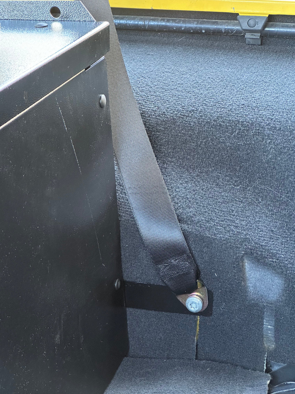 Ridgeback Jeep Security Enclosure - LJ Basic (Rear Seat Installed)