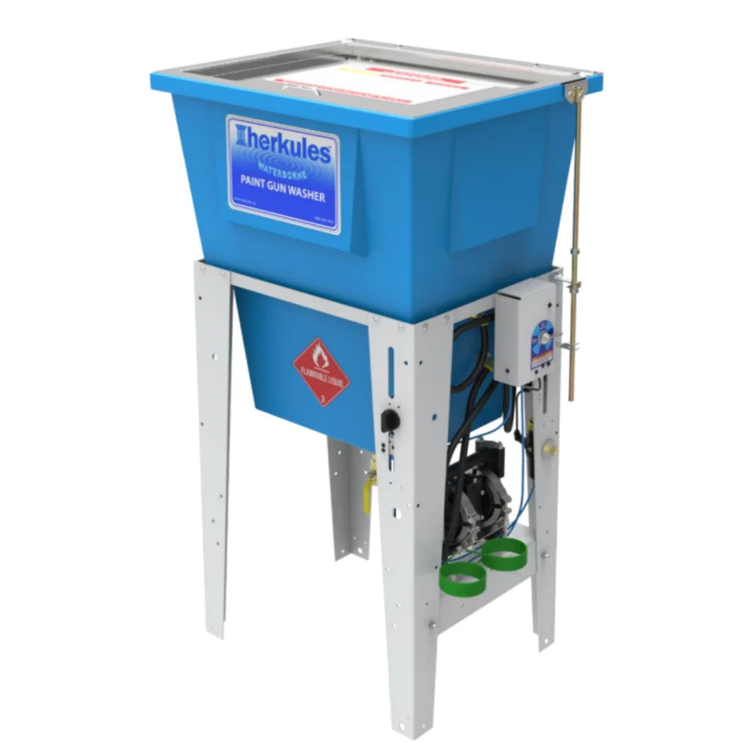 Herkules G202 – Waterborne Compatible Spray Gun Washer (Two Guns, Two Cups)