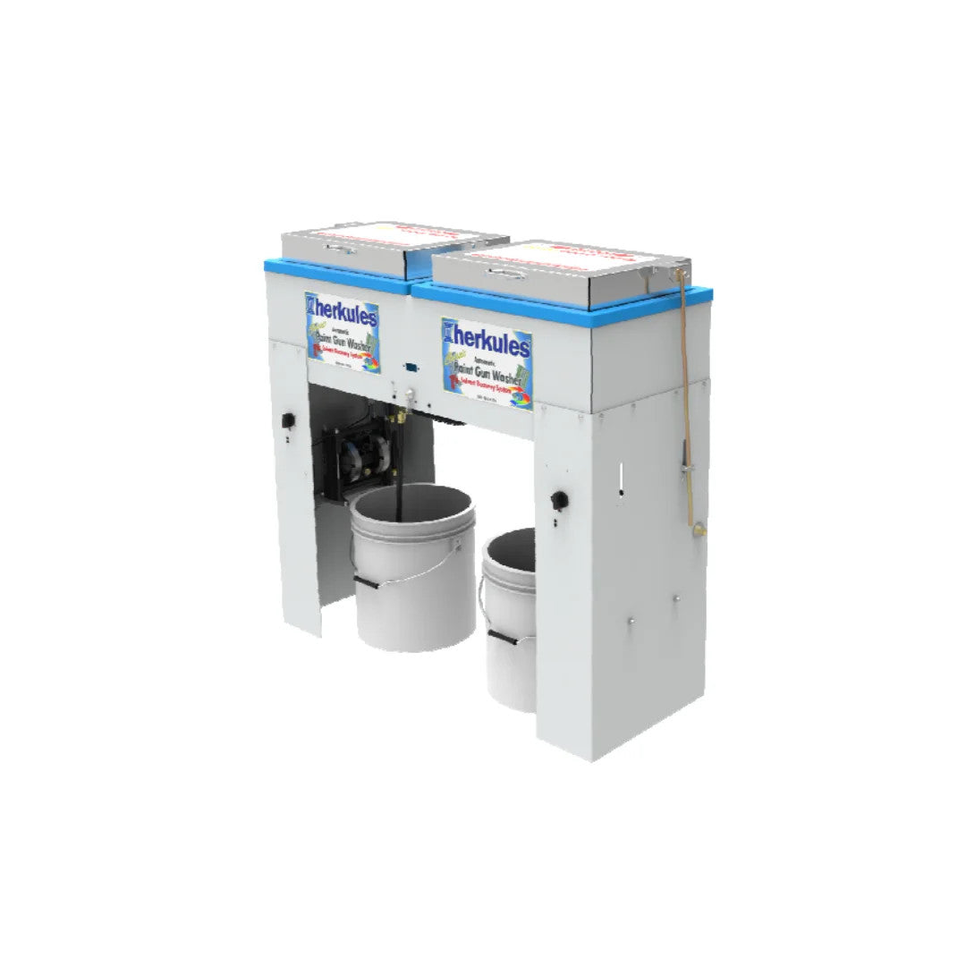 Herkules G375 – Dual Automatic Waterborne & Solvent Paint Gun Washer