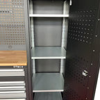100" Rolling Tool Chest Workstation with Bench Top & Side Lockers