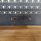100" Rolling Tool Chest Workstation with Bench Top & Side Lockers