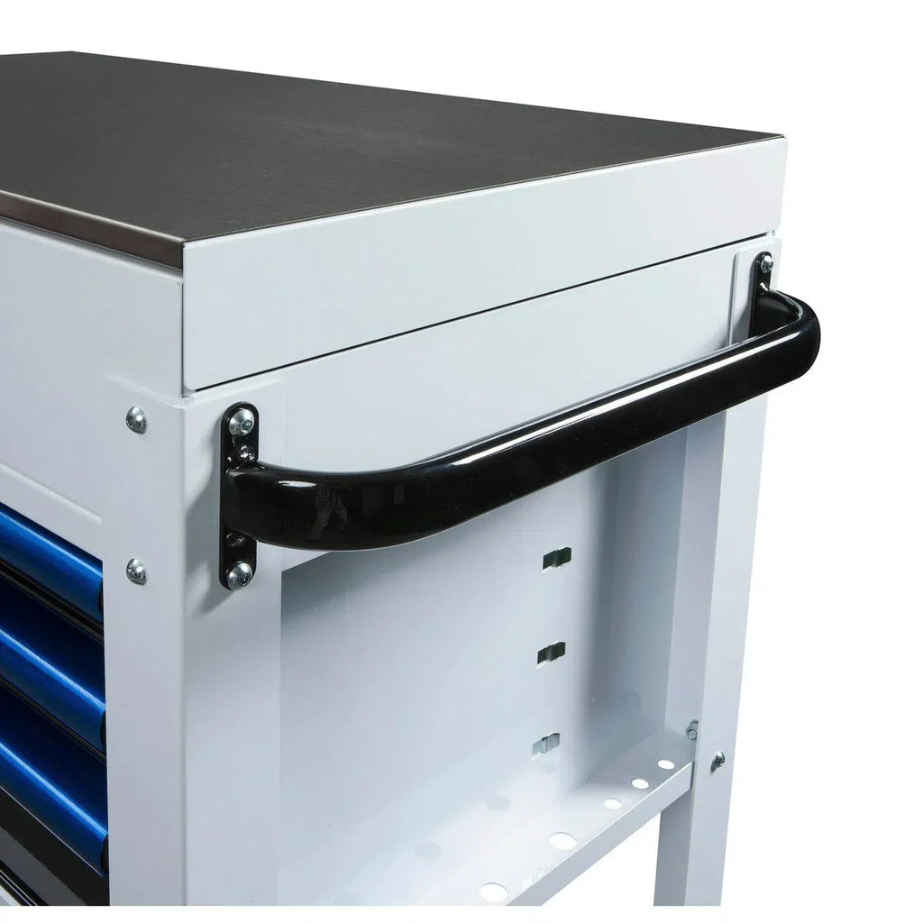 BoxoUSA Pro Series Loaded 35" 3-Drawer Slide-Top Service Cart (222-Piece Set)