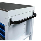 BoxoUSA Pro Series Loaded 35" 3-Drawer Slide-Top Service Cart (222-Piece Set)