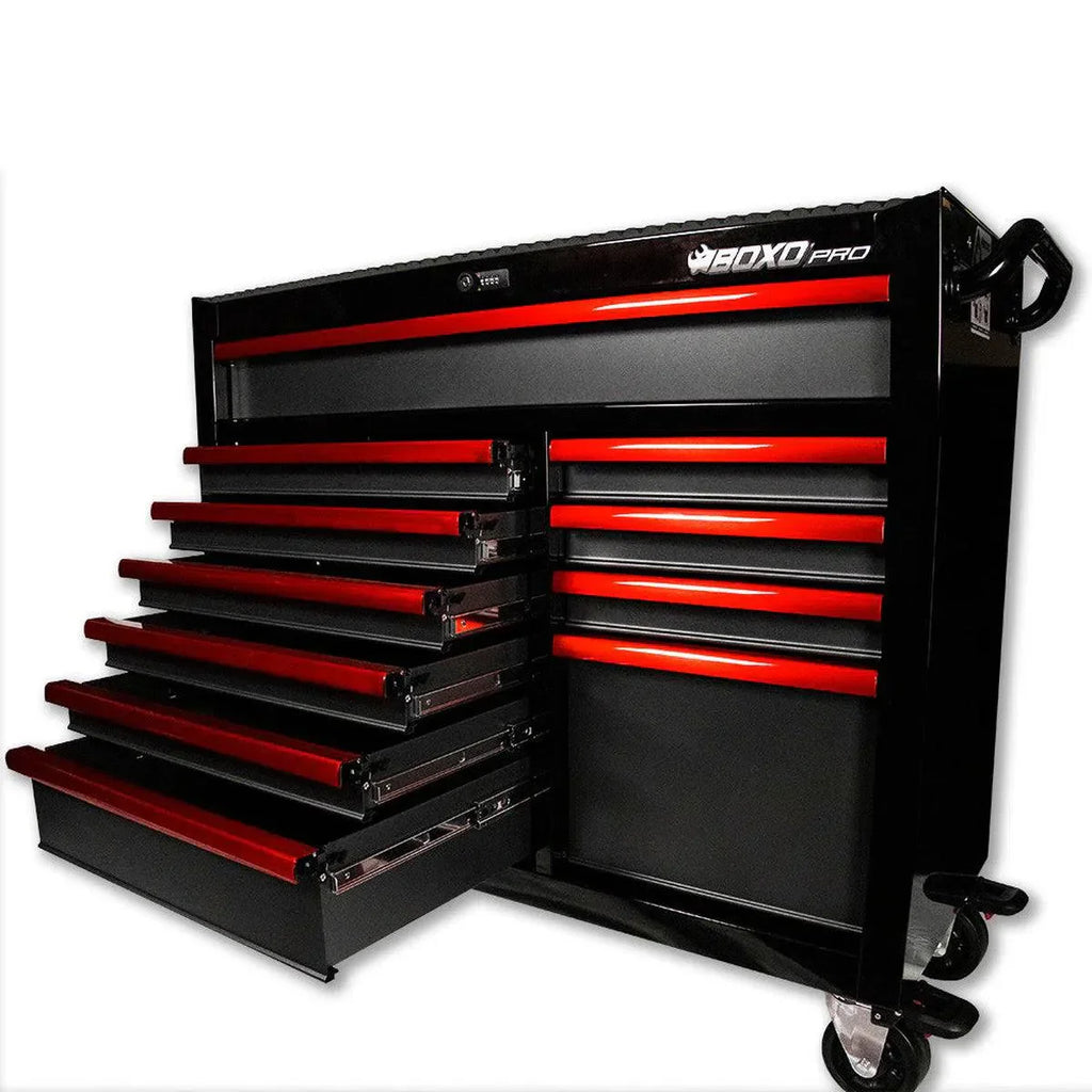 BoxoUSA Pro Series 45" 11-Drawer Bottom Roll Tool Cabinet