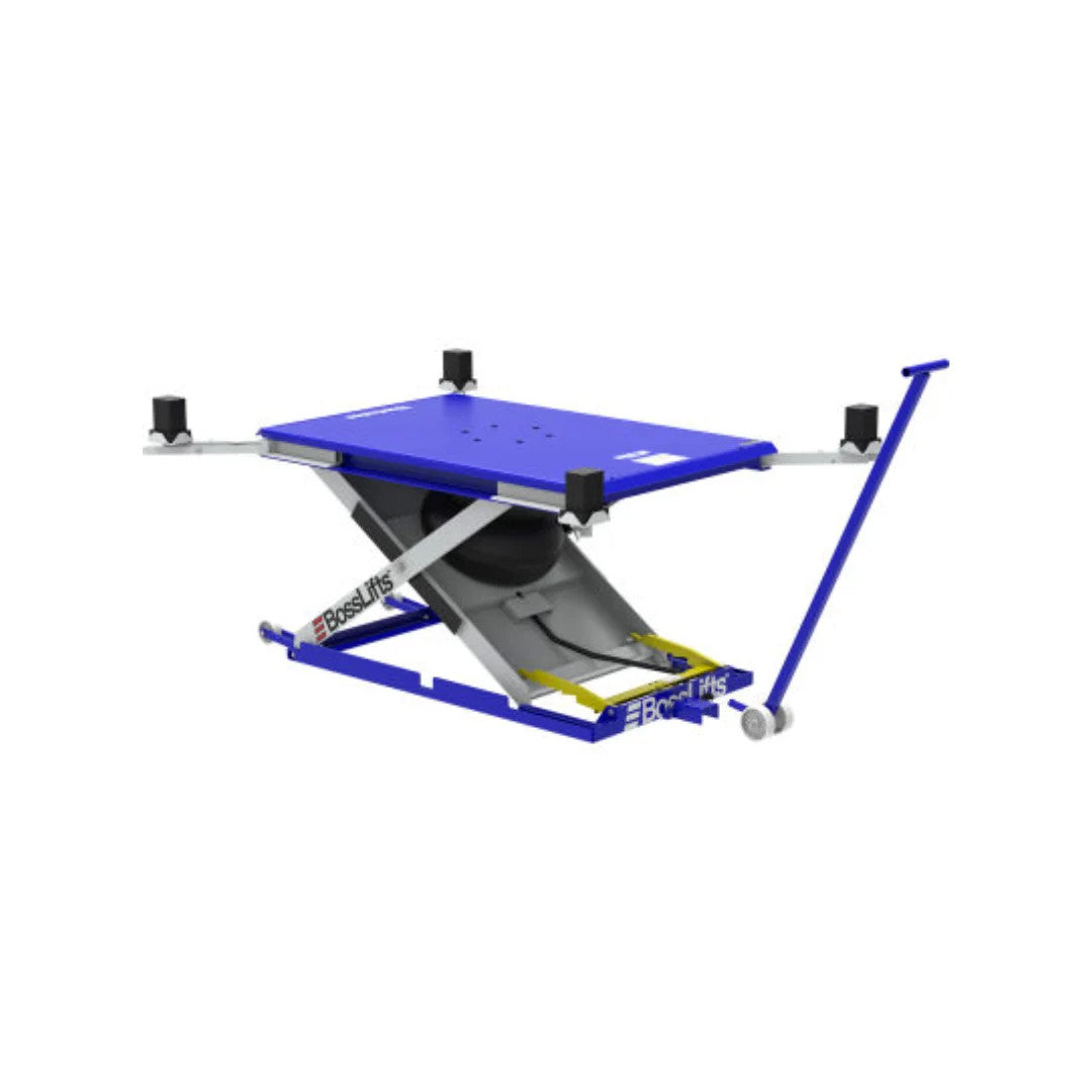 Herkules L1200P – Portable 6000 lbs Mid-Rise Lift with Adjustable Swing Arms