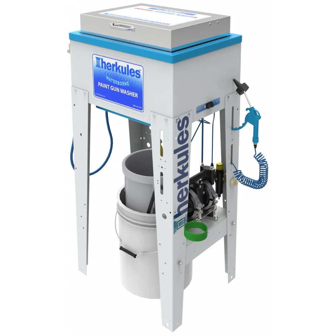 Herkules G511 – Easy Waterborne Spray Gun Cleaning Station with Wash Pistol