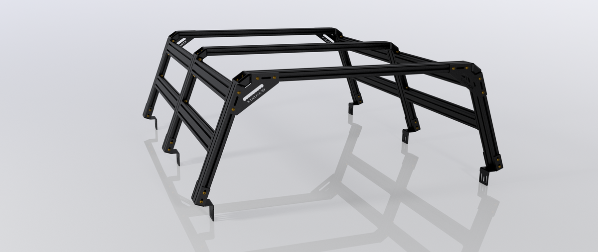Ram 1500 Pre-configured Bed Rack (Straight Bed) | XTR3 Popular Builds + MOLLE Packages